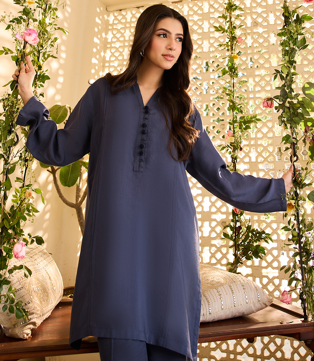 Grip Silk Co-Ord Set-BLUE