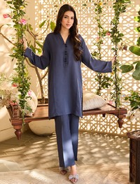 Grip Silk Co-Ord Set-BLUE
