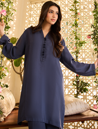 Grip Silk Co-Ord Set-BLUE