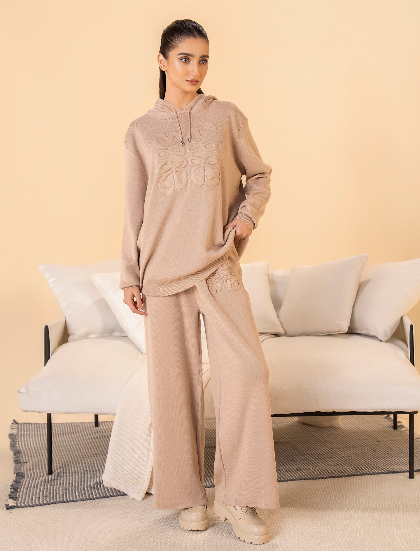 Beige Cozy Lounge Set