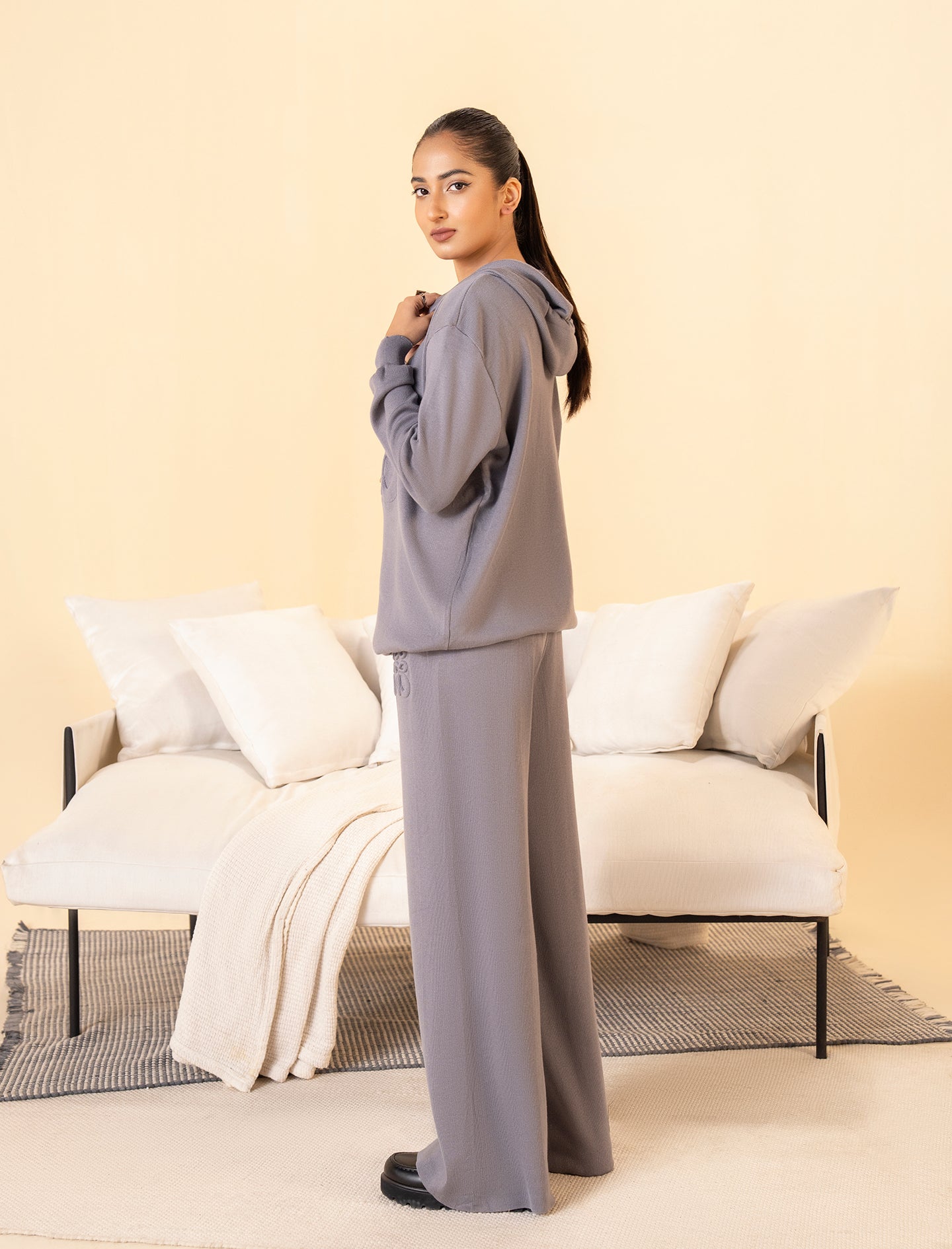 Grey Cozy Lounge Set